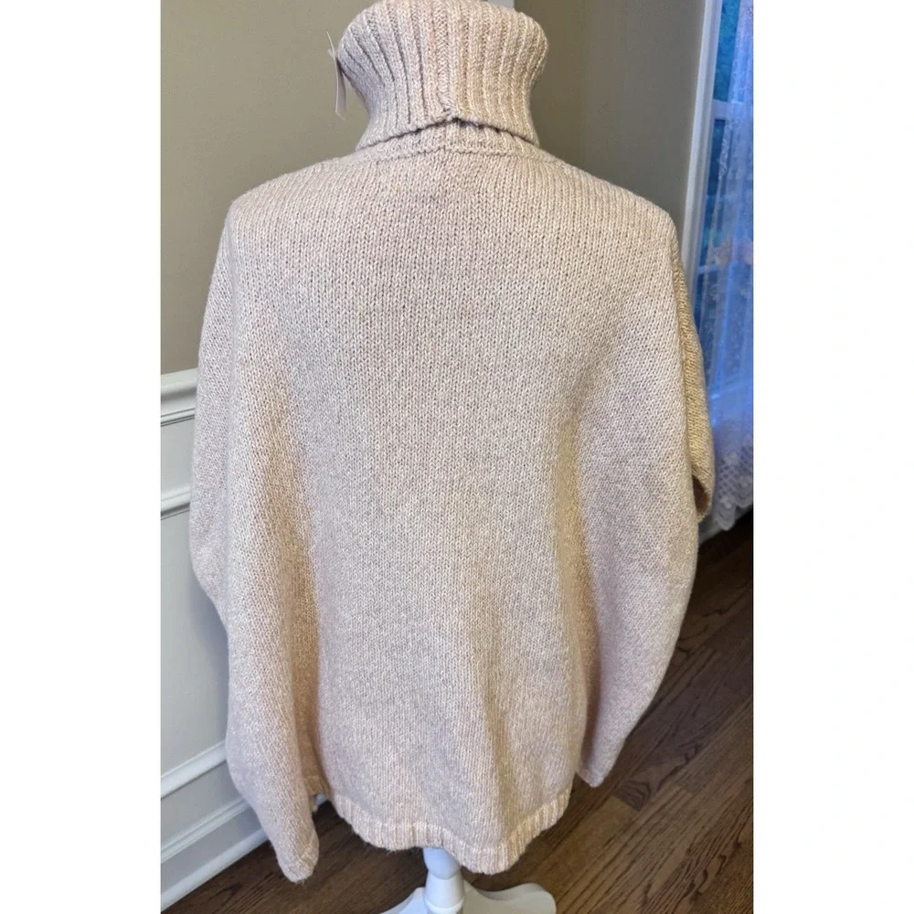 NWT Cozy Loft Women XS/Small Light Pink Short Sleeve Cotton Blend Sweater Top